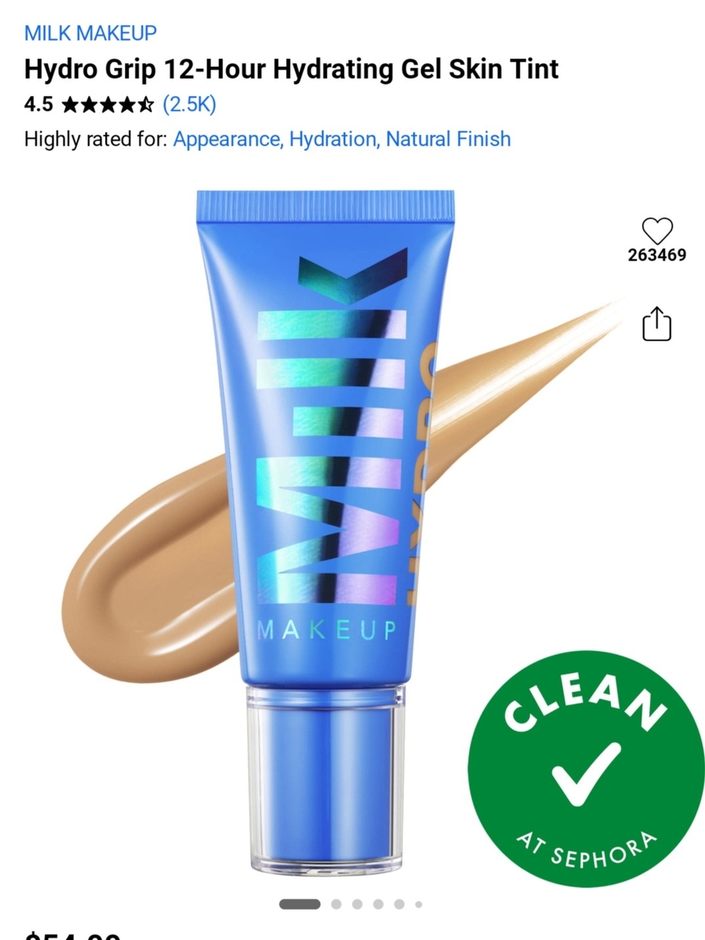 Milk Makeup Hydro Grip Hydrating Gel Skin Tint — shade 7